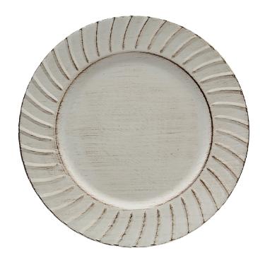 Sousplat Greco D�rico Ivory