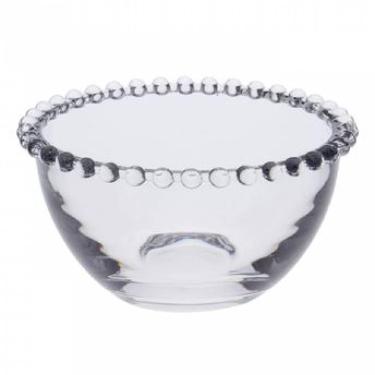 Bowl Redondo de Vidro M�dio de Bolinha da Quadrifoglio