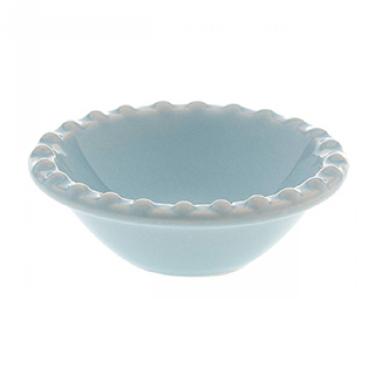Mini Bowl de Cer�mica de Bolinha Azul da Quadrifoglio