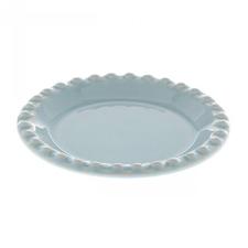 Pratinho de Cer�mica de Bolinha Azul da Quadrifoglio