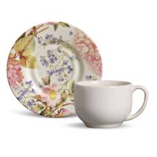 X�cara de Ch� de Cer�mica M�naco Hort�nsia da Porto Brasil