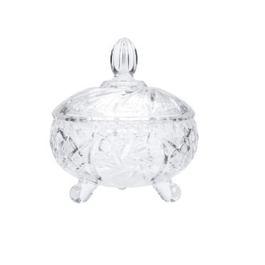 Bomboniere Grande em Cristal Prima Luxo da Lyor