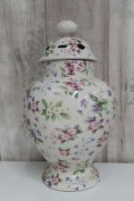 Pote M�dio Decorativo de C�ramica