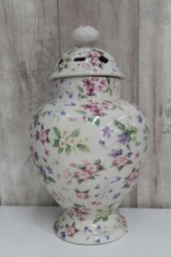 Pote M�dio Decorativo de C�ramica