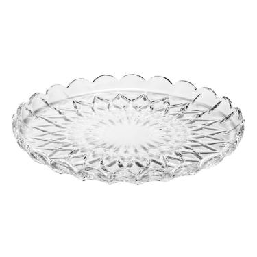 Prato para Bolo de Cristal da Linha Ang�lica da Wolff