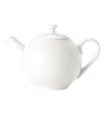 Bule para Ch� em Cer�mica Branco 700ml