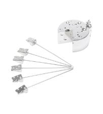 Petisqueira com 7 Pe�as com Suporte em Zamac Queijo e Ratinho