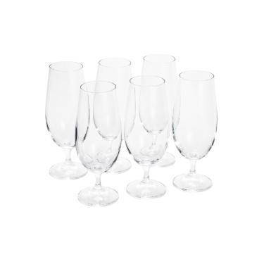 Conjunto com 6 Ta�as para Cerveja em Cristal Gastro 380ml