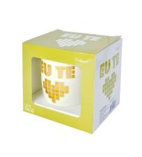 Caneca de Porcelana Gold Eu te Amo