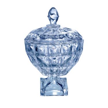 Bomboniere Adamant Azul de Cristal com P�