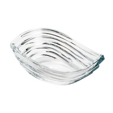 Centro de Mesa Grande em Cristal da Linha Wave