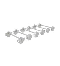 Jogo com 6 Descansos de Talher Bule Teapot