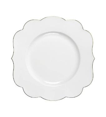 Prato de Sobremesa Royal White de Porcelana Pip Studio