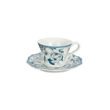 X�cara para Ch� em Porcelana Pauli Blue da L'hermitage