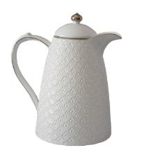 Garrafa T�rmica de Porcelana Branca