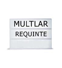 Quadro de Led Pequeno com 5 Leds e 60 Letras