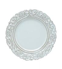 Sousplat Apolo Azul e Marrom 35cm