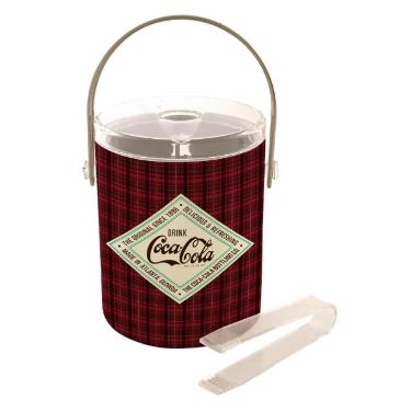 Balde de Gelo Coca-Cola Xadrez