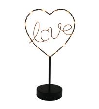 Lumin�ria de Mesa Love com Led