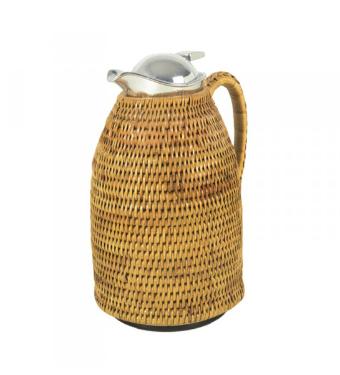 Garrafa T�rmica La�a Antique em Rattan