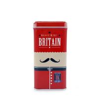 Lata de Metal Decorativa Britain Vermelha