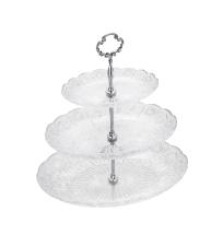 Porta Doce Starry Triplo de Cristal da Wolff