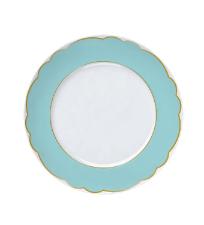 Prato Raso em Porcelana Royal Tiffany