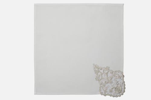 Guardanapo de Tecido Branco Manu Fisch