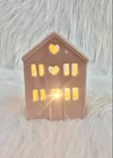 Casa M�dia de Porcelana com Luz Led