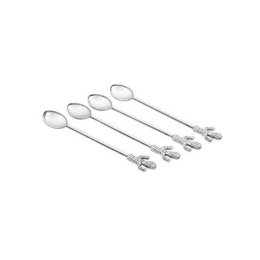 Conjunto com 4 Colheres de Sobremesa Cactus