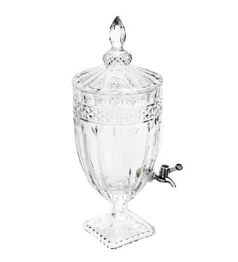 Suqueira de Cristal Com P� Brandon 3 litros