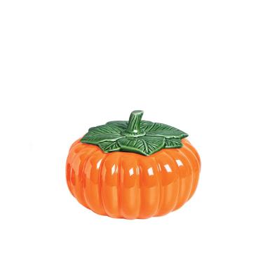 Moranga em Cer�mica Ab�bora Laranja Pequena