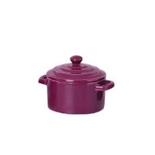 Mini Ca�arola em Cer�mica Roxa da Scalla