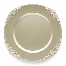 Sousplat Galles Barroco Champagne 33cm