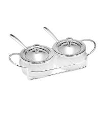 Porta Geleia Duplo de A�o Inox Italy da Wolff