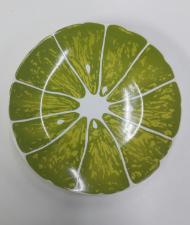 Prato de Sobremesa em Cer�mica Lim�o Ibiza da Scalla