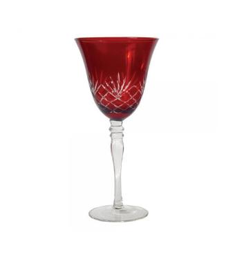 Jogo com 6 Ta�as para �gua Cristalino Lapidado