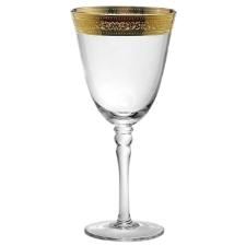 Ta�a para Vinho Tinto com Detalhe Dourado