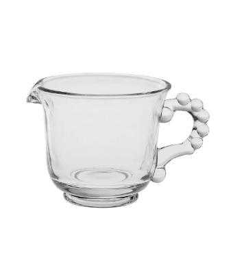 Mini Jarra em Vidro com Al�a de Bolinha