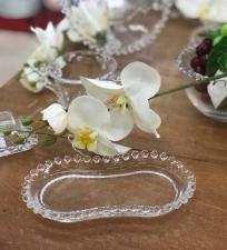 Porta Vela Duplo em Vidro de Bolinha da Quadrifoglio