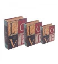 Caixa Porta Livro Love Grande