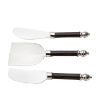 Prato de Queijo Inox com Tampa Optic Glass