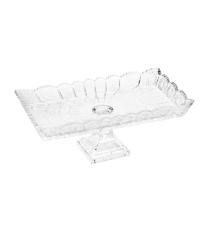 Prato para Bolo Starry de Cristal