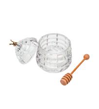 Meleira de Cristal com Pegador de Madeira