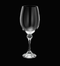 Conjunto com 6 Ta�as de �gua em Cristal Elisa 450ml