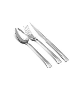 Faqueiro com 30 Pe�as Berna Prateado com Estojo de Luxo da Wolff