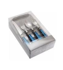 Faqueiro com 24 pe�as Mother Pearl Azul da Lyor