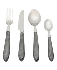 Faqueiro 24 Pe�as Versalhes Cinza