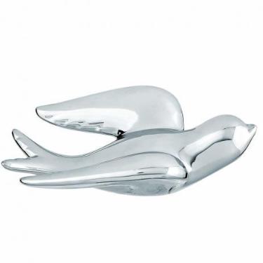 Passaro Grande Prata em C�ramica