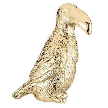 Tucano Dourado em C�ramica